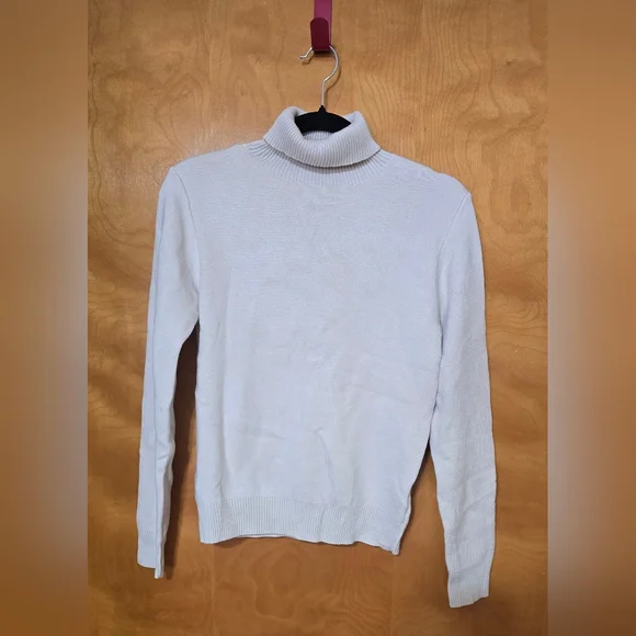 SweatyRocks Y2k Women's Basic Mock Turtleneck Long Sleeve Pullover Ribbed Large - Picture 3 of 12